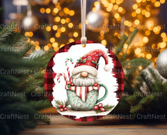 Christmas Gnome Ornament Clipart Bundle - CraftNest - Digital Crafting and Art