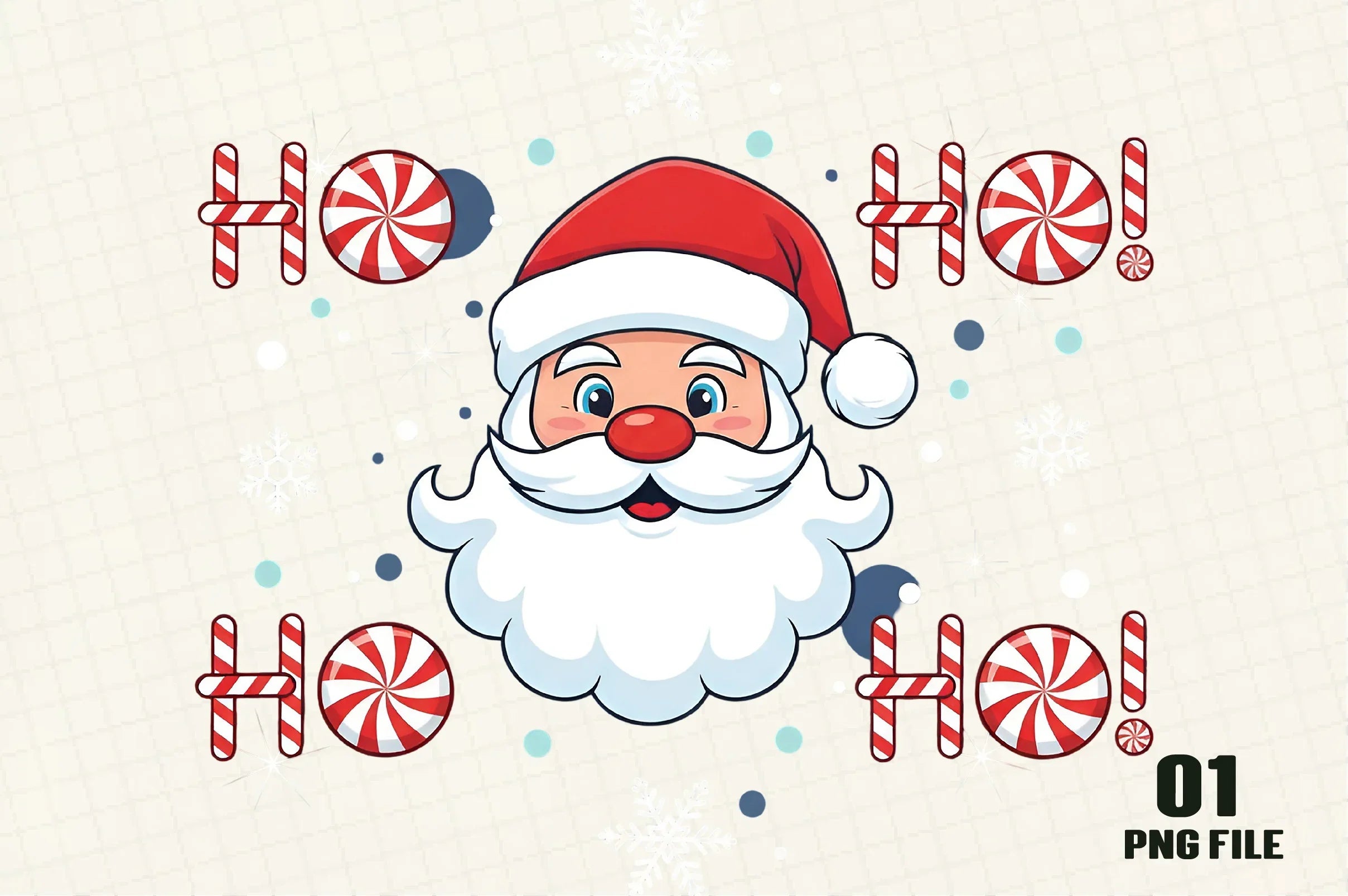 Christmas Hohoho Santa Clipart Bundle - CraftNest - Digital Crafting and Art