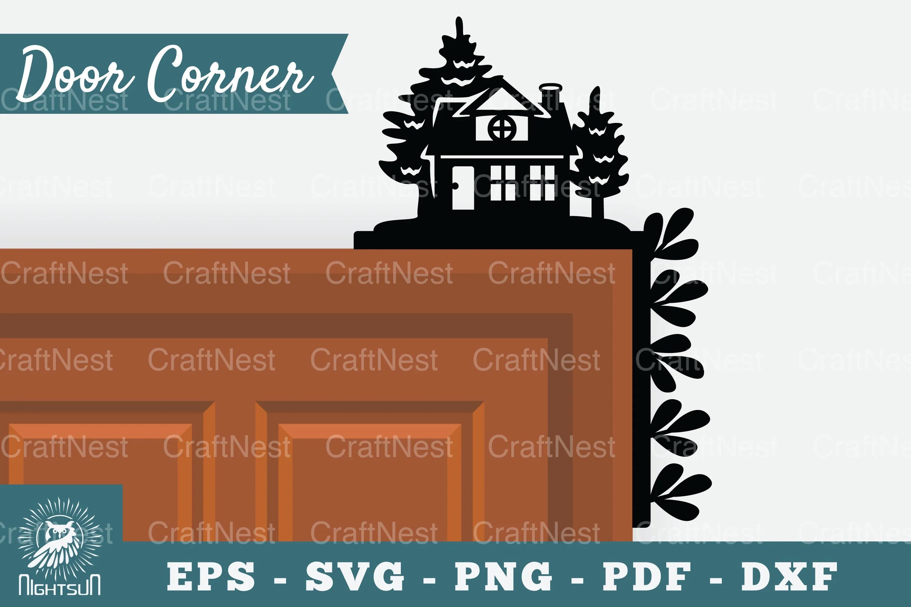 Christmas Home Door Corner SVG Bundle - CraftNest - Digital Crafting and Art