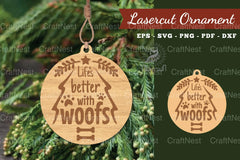 Christmas Laser Cut Ornament Clipart Bundle - CraftNest - Digital Crafting and Art