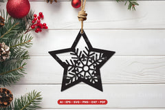 Christmas Ornament Laser Cut SVG Bundle - CraftNest - Digital Crafting and Art