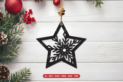 Christmas Ornament Laser Cut SVG Bundle - CraftNest - Digital Crafting and Art
