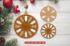 Christmas Ornament Laser Cut SVG Bundle - CraftNest - Digital Crafting and Art