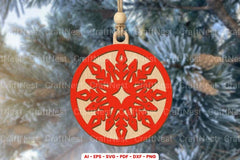 Christmas Ornament Laser Cut SVG Bundle - CraftNest - Digital Crafting and Art