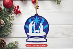 Christmas Ornament Lasercut SVG Bundle - CraftNest - Digital Crafting and Art