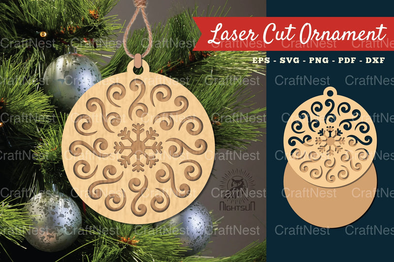 Christmas Ornament SVG Bundle - CraftNest - Digital Crafting and Art