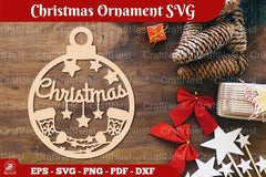Christmas Ornament SVG Bundle - CraftNest - Digital Crafting and Art