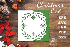 Christmas Papercut Card SVG Bundle - CraftNest - Digital Crafting and Art