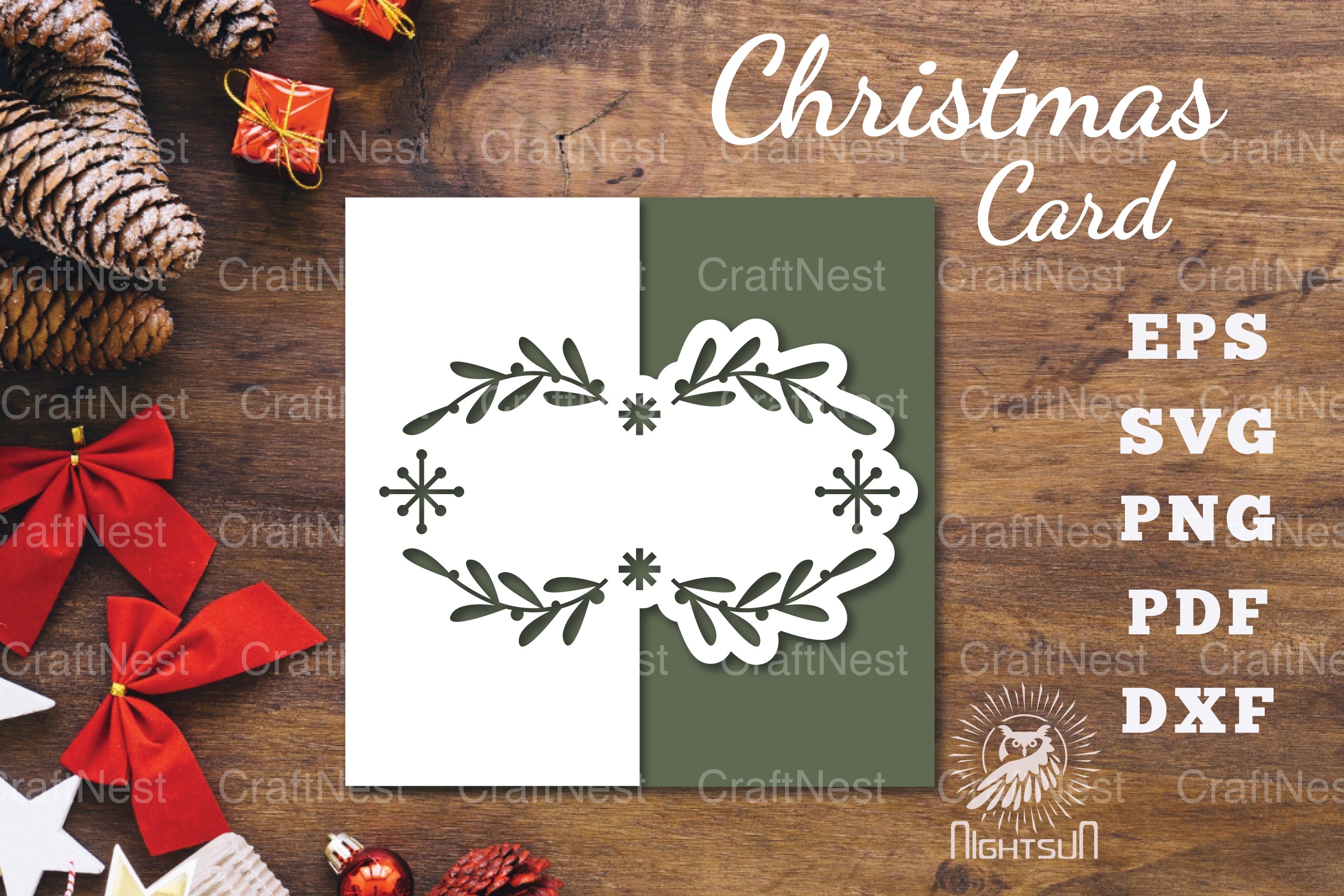 1582 Christmas Papercut Card Clipart Bundle - CraftNest - Digital Crafting and Art