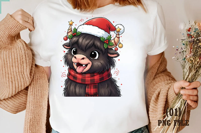 Christmas Buffalo Clipart Bundle - CraftNest - Digital Crafting and Art