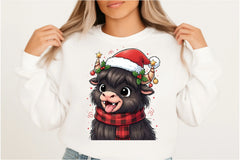 Christmas Buffalo Clipart Bundle - CraftNest - Digital Crafting and Art