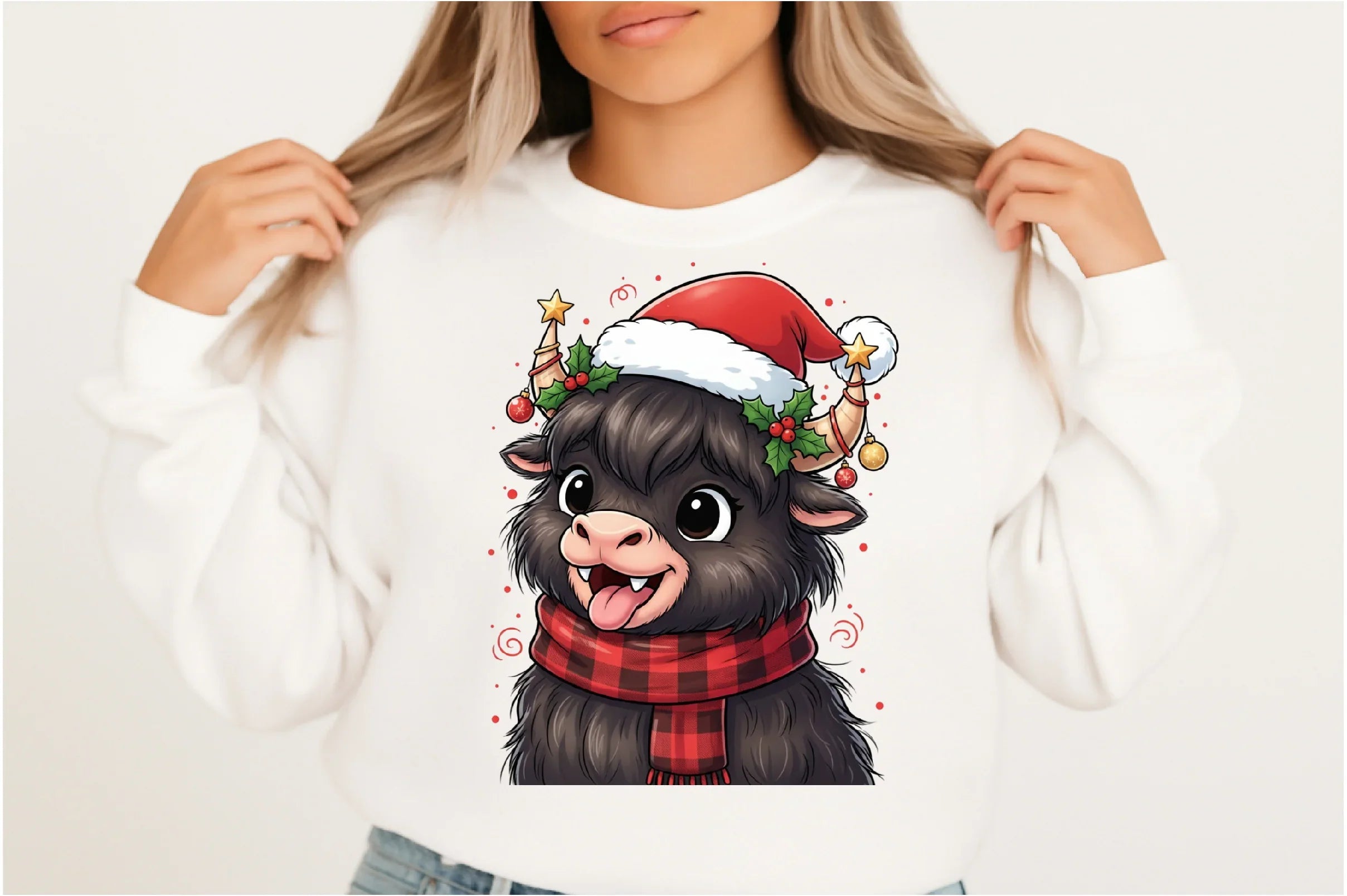 Christmas Buffalo Clipart Bundle - CraftNest - Digital Crafting and Art