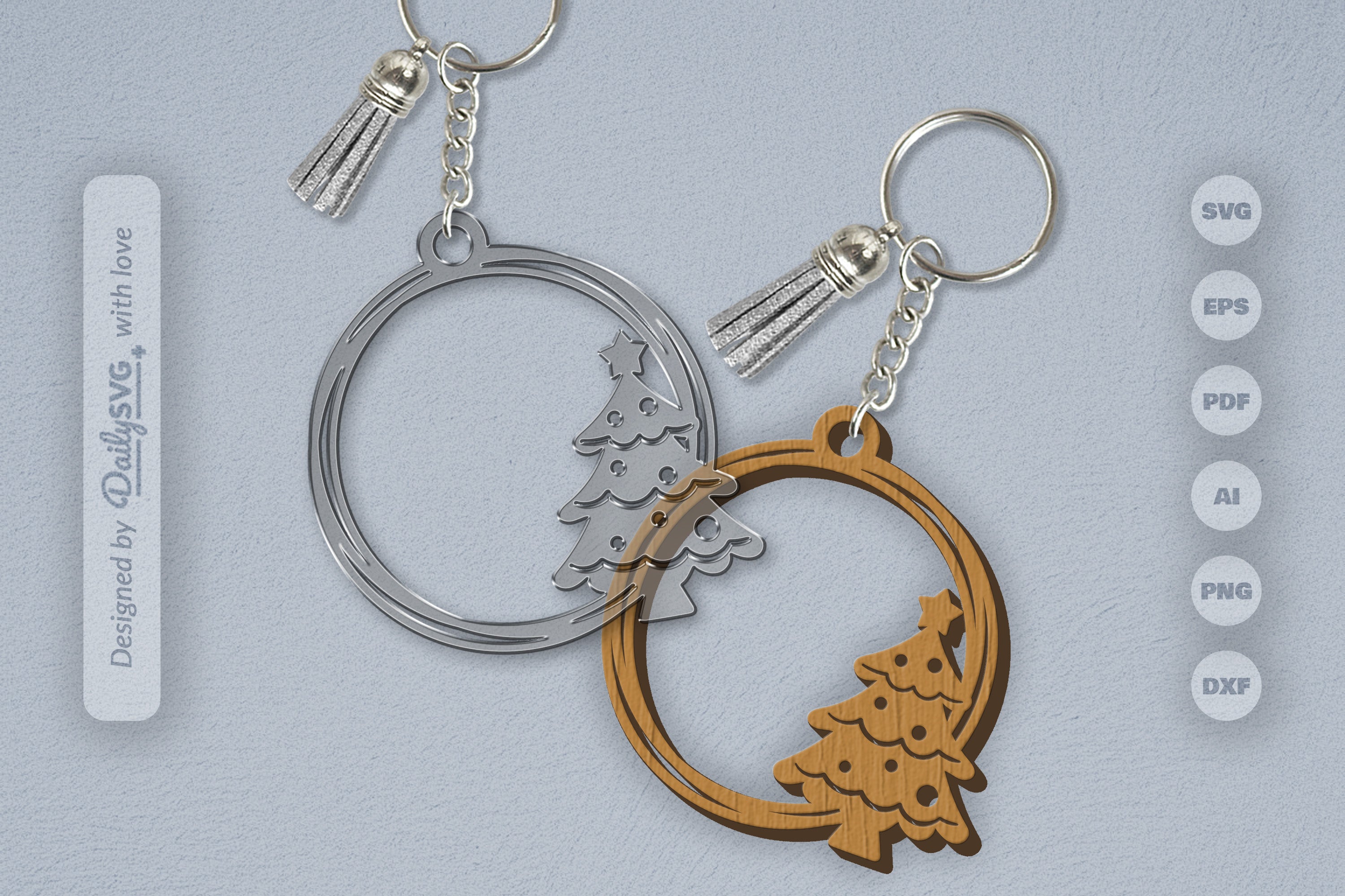 Christmas SVG Round SVG Bundle 4