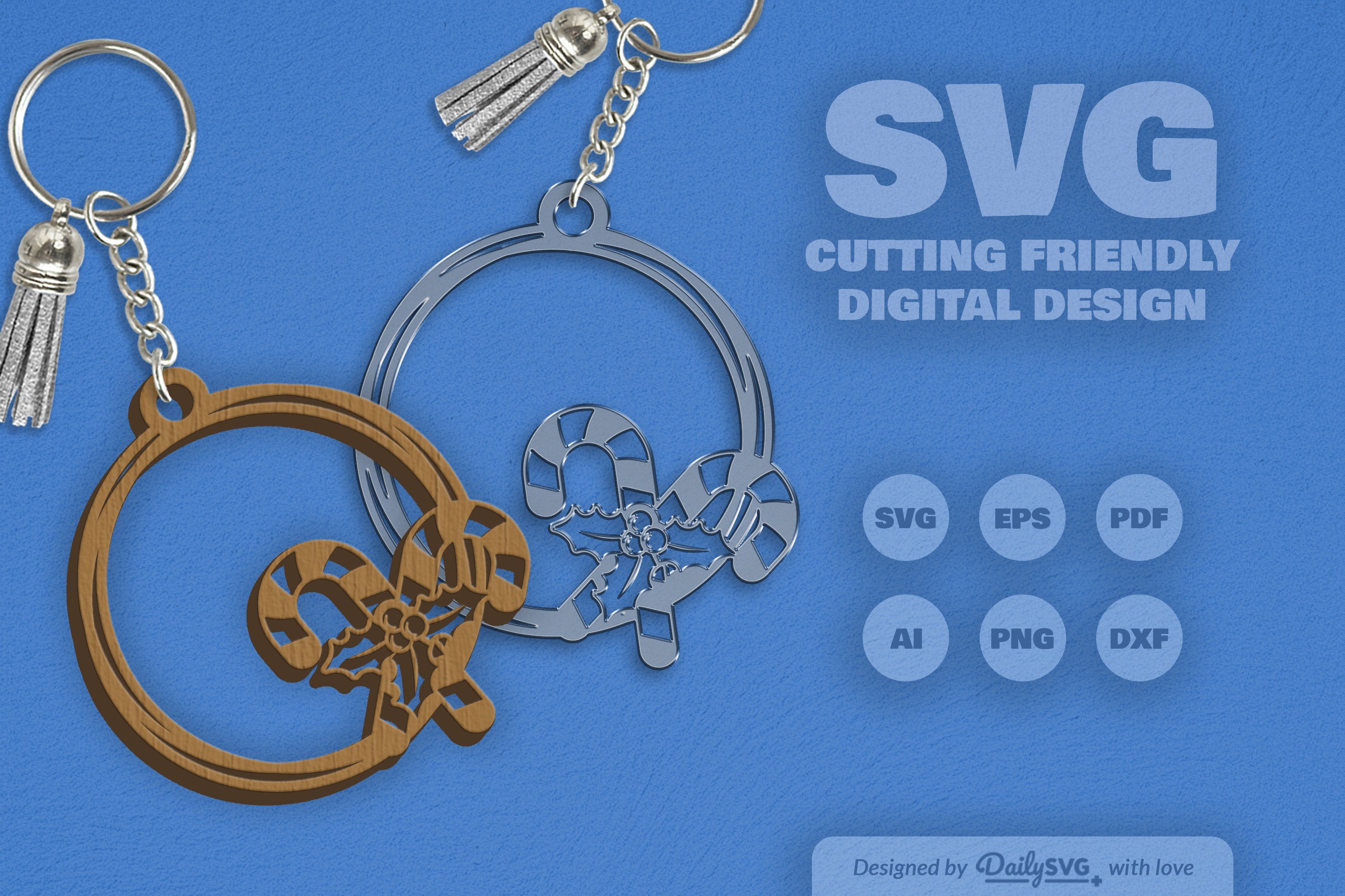 SVG Christmas Round SVG Bundle
