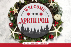 Christmas Round Sign Laser Cut SVG Bundle - CraftNest - Digital Crafting and Art