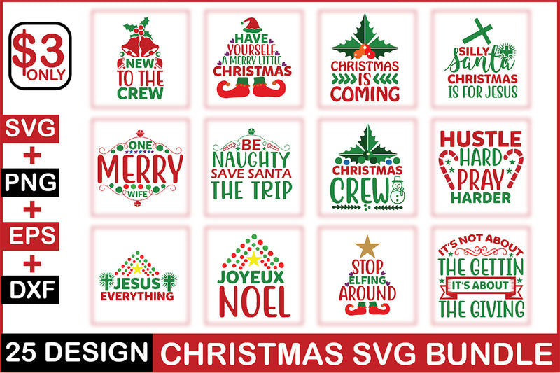 Christmas SVG Bundle 13 - CraftNest - Digital Crafting and Art