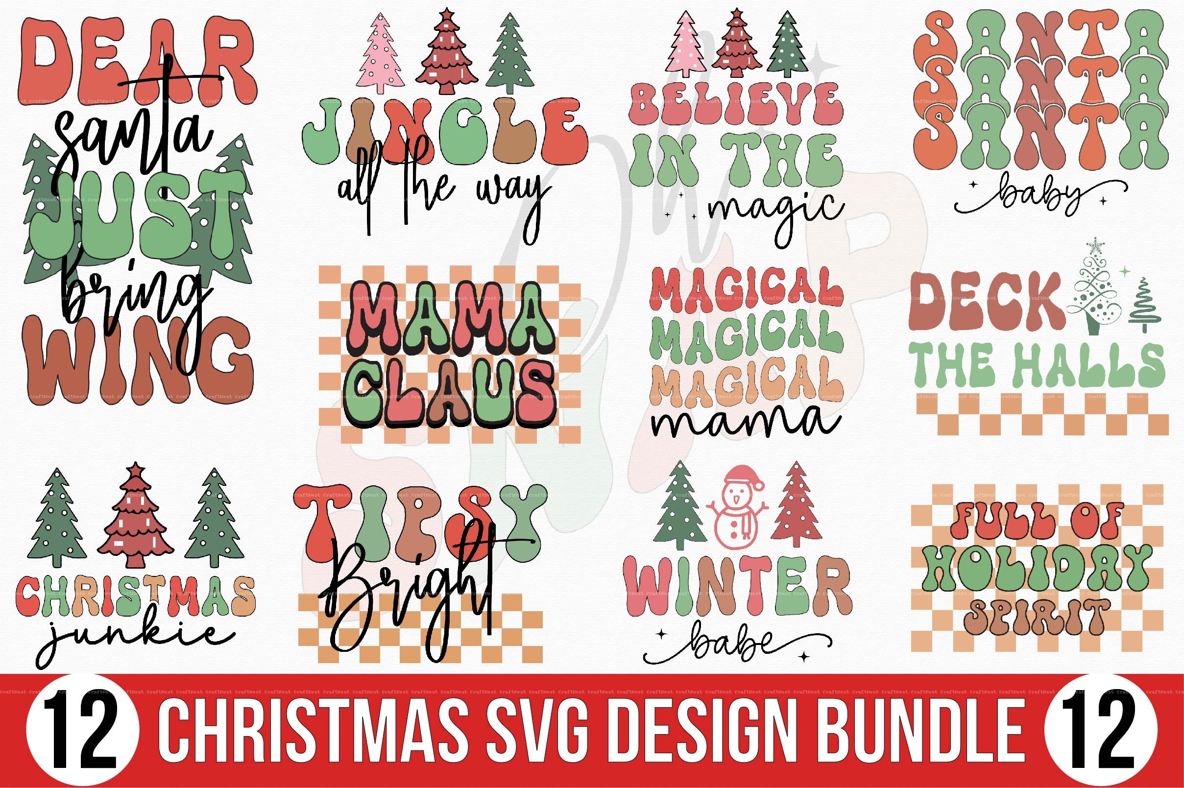 Christmas Design SVG Bundle 13