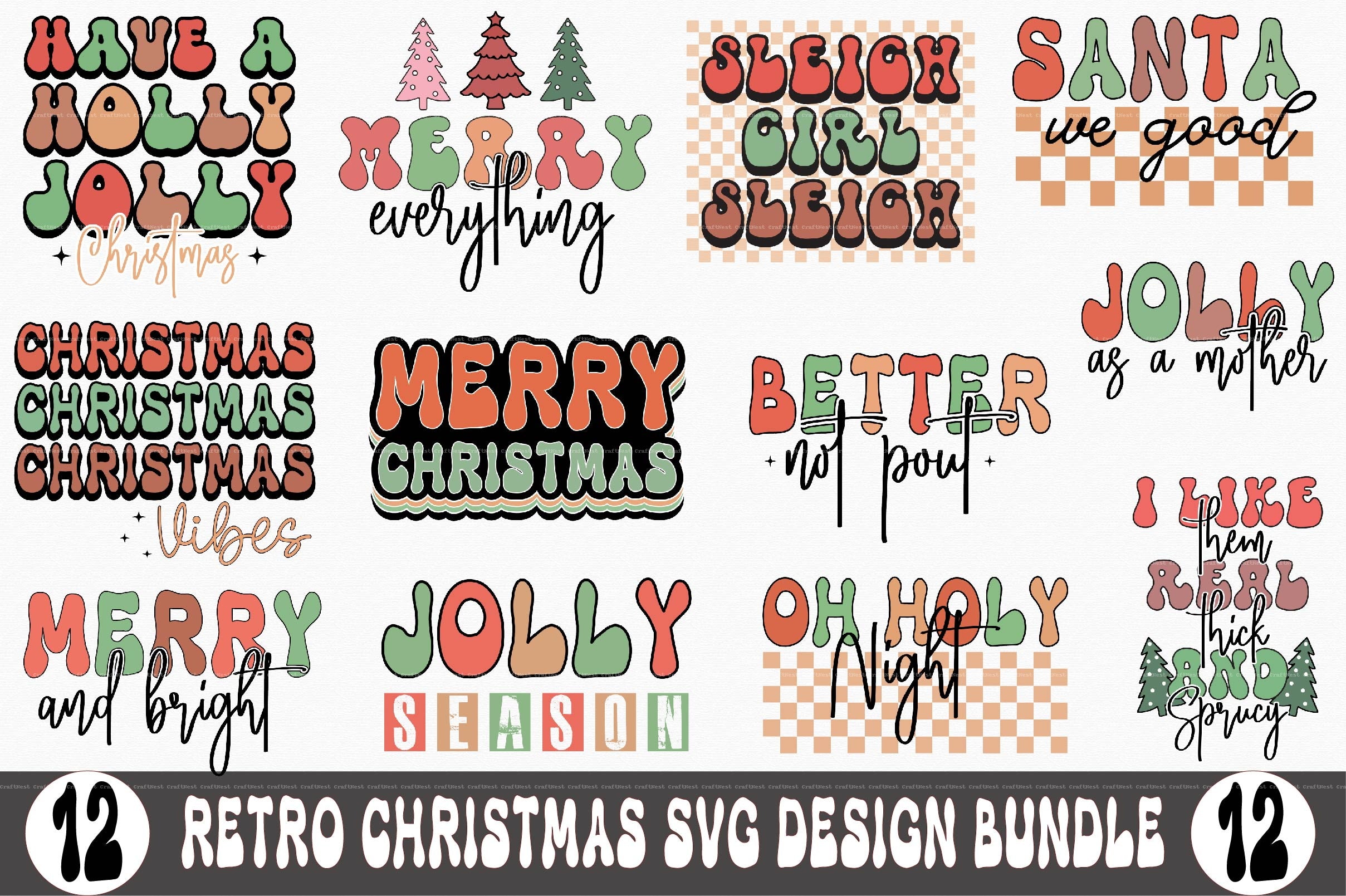 Christmas Design SVG Bundle 2