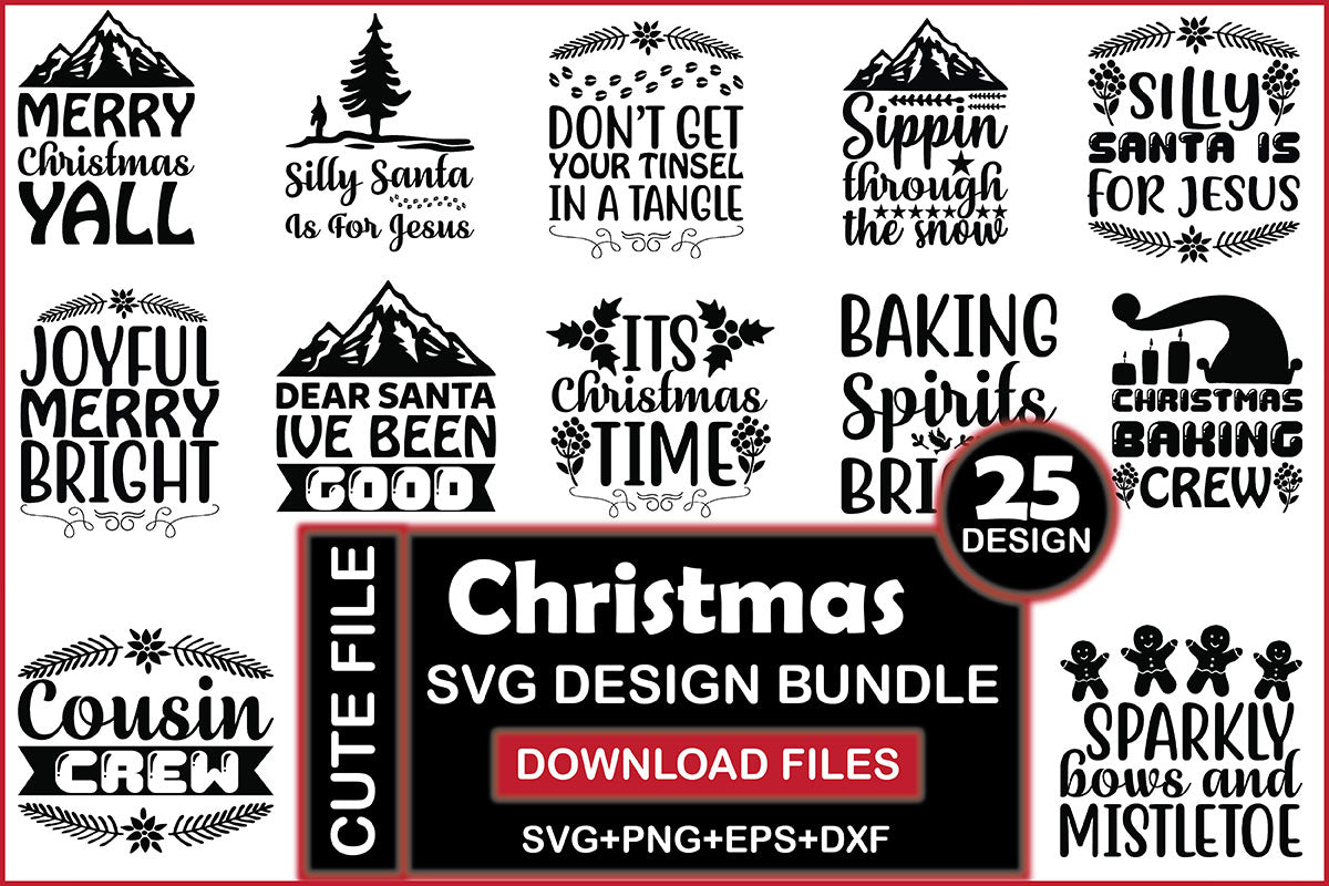 Christmas 23 SVG Bundle - CraftNest - Digital Crafting and Art