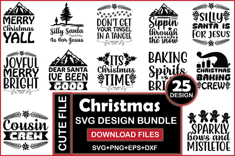 Christmas 23 SVG Bundle - CraftNest - Digital Crafting and Art