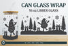 Christmas Scene Libbey Beer Glass Can Wrap SVG Bundle