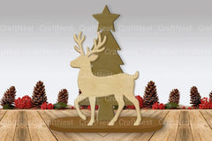 Christmas Scene Stand Laser Cut SVG Bundle - CraftNest - Digital Crafting and Art