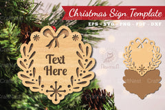 Christmas Sign Laser Cut Template Bundle - CraftNest - Digital Crafting and Art