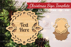 Christmas Sign Laser Cut Template Bundle - CraftNest - Digital Crafting and Art