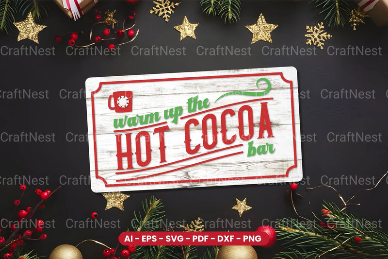 Christmas Sign Laser Cut SVG Bundle - Clipart Bundle - CraftNest - Digital Crafting and Art