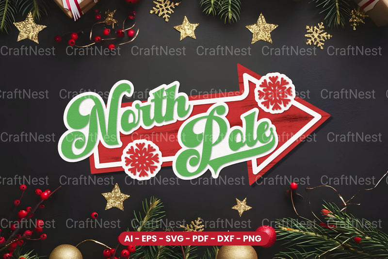 Christmas Sign Laser Cut SVG Bundle - CraftNest - Digital Crafting and Art