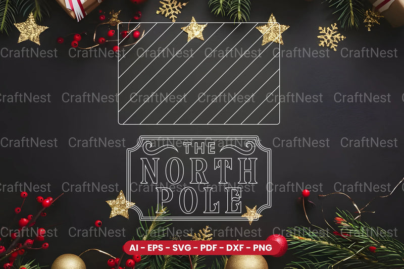 Christmas Sign Laser Cut SVG Bundle Clipart - CraftNest - Digital Crafting and Art