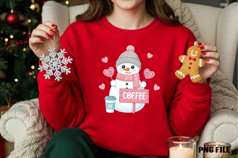 Christmas Snowman Coffee Clipart Bundle - CraftNest - Digital Crafting and Art