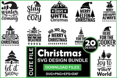 Christmas SVG Bundle 14 - CraftNest - Digital Crafting and Art