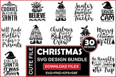 Christmas 1 SVG Bundle - CraftNest - Digital Crafting and Art
