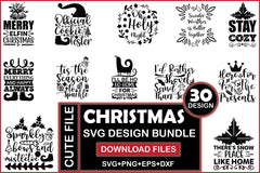 Christmas 50 SVG Bundle - CraftNest - Digital Crafting and Art