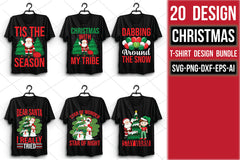 Christmas T Shirt 20 Bundle 1 - CraftNest - Digital Crafting and Art