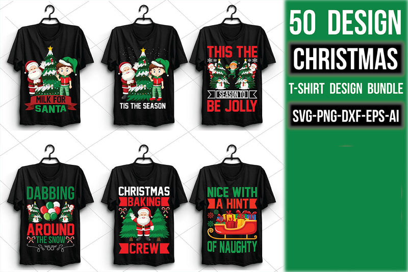 Christmas T Shirt Bundle 15 - CraftNest - Digital Crafting and Art