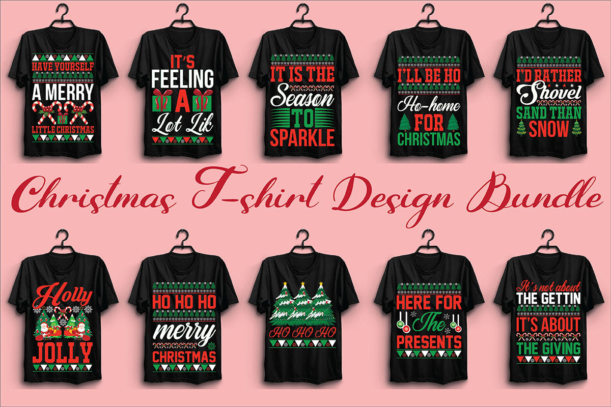 Christmas T Shirt Bundle 20 - CraftNest - Digital Crafting and Art