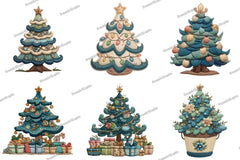 Christmas Tree Clipart Bundle - CraftNest - Digital Crafting and Art