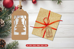 Christmas Tree Gift Tag Laser Cut SVG Bundle - CraftNest - Digital Crafting and Art