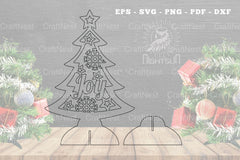 Christmas Tree Laser Cut Decoration Clipart Bundle - CraftNest - Digital Crafting and Art