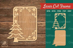 Christmas Tree Laser Cut Frame Clipart Bundle - CraftNest - Digital Crafting and Art