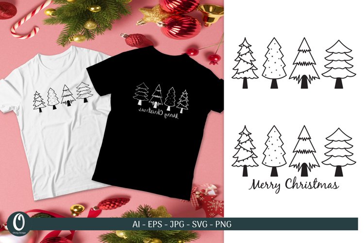 Christmas Tree SVG Bundle - CraftNest - Digital Crafting and Art