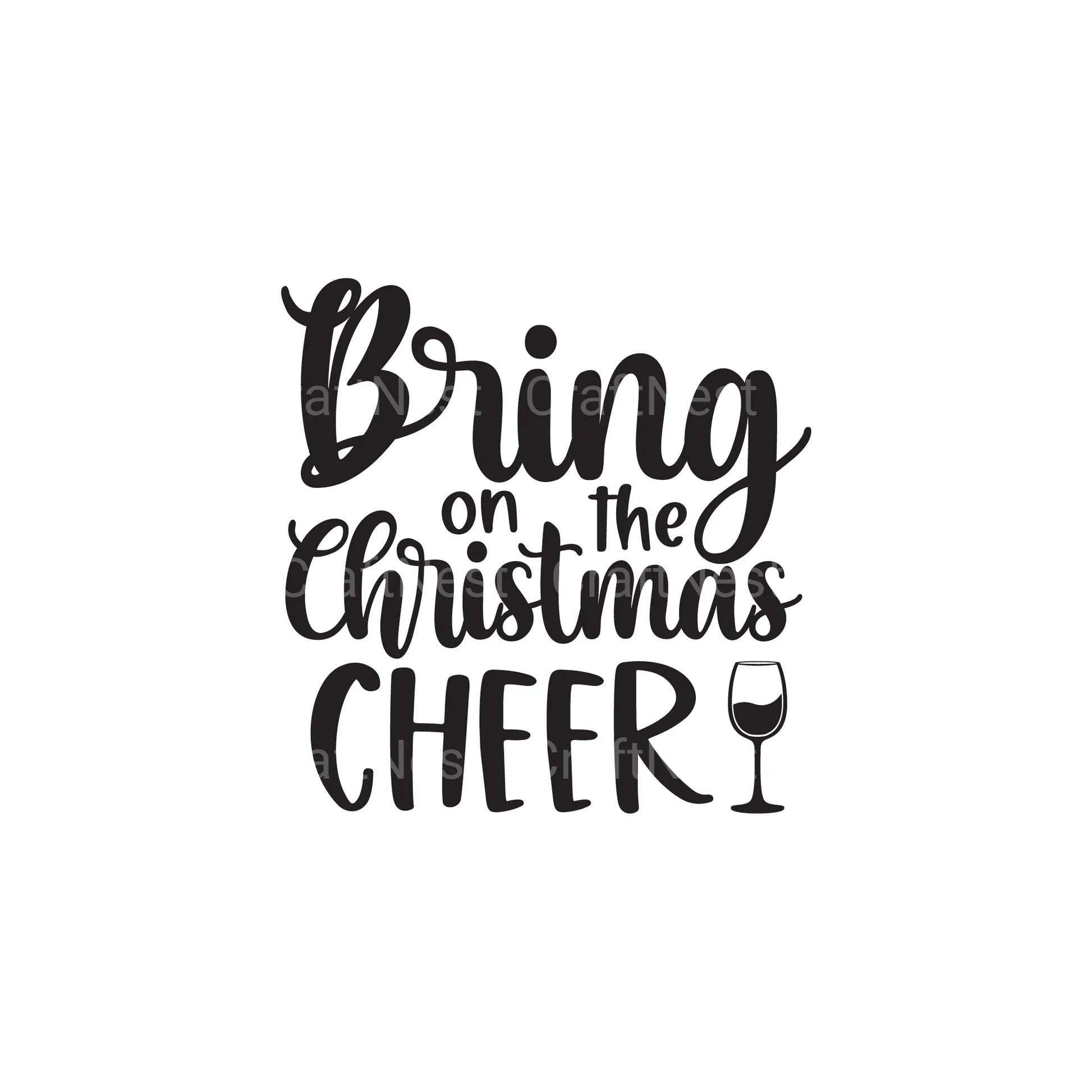 Christmas Wine SVG Bundle - CraftNest - Digital Crafting and Art