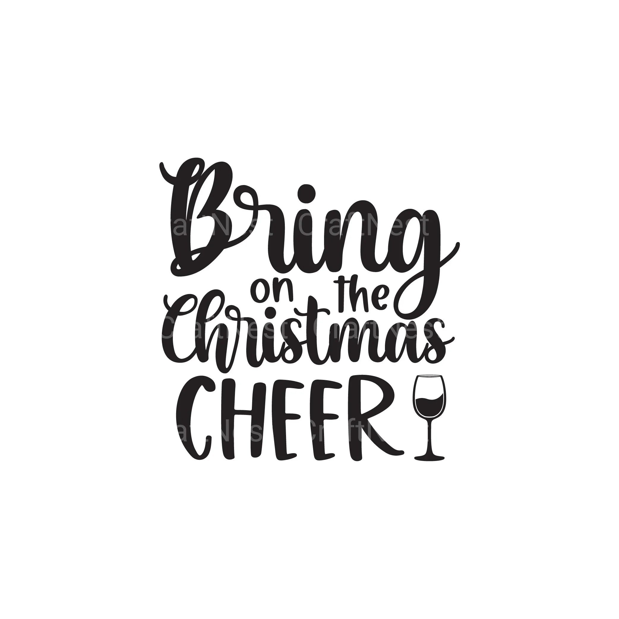 Christmas Wine SVG Bundle - CraftNest - Digital Crafting and Art