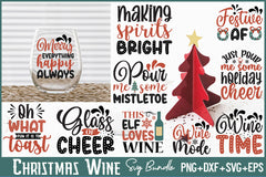 Christmas Wine SVG Bundle - CraftNest - Digital Crafting and Art