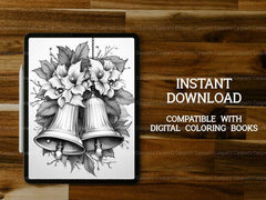 Christmas Bells Coloring Books - CraftNest