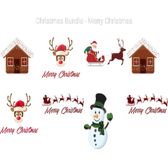 Merry Christmas SVG Bundle - CraftNest - Digital Crafting and Art