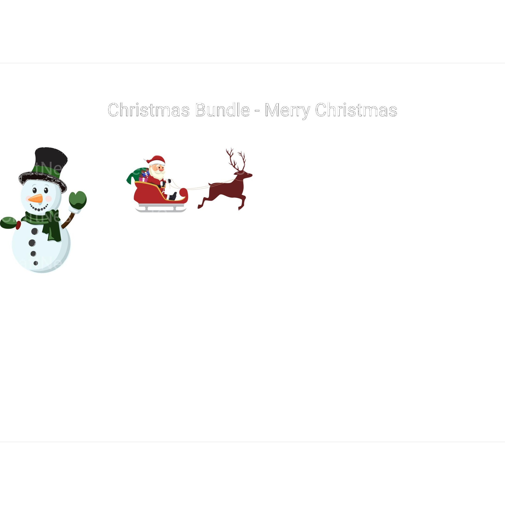 Merry Christmas SVG Bundle - CraftNest - Digital Crafting and Art