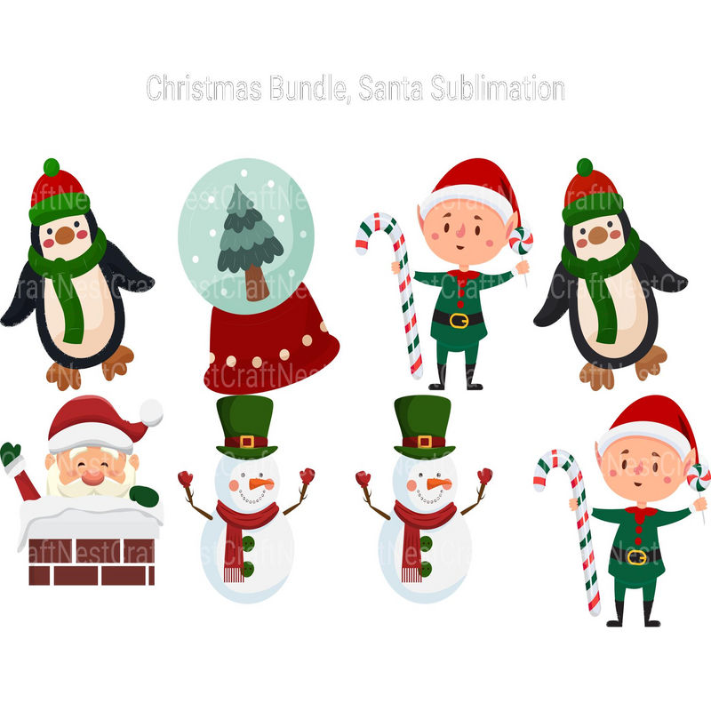 Santa Christmas SVG Bundle - CraftNest - Digital Crafting and Art